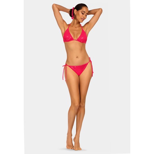 Wiązana góra bikini neonowa z cekinami FG144/852 Feba M (38) Feba