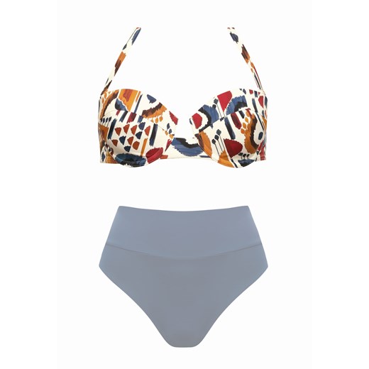 Góra bikini bardotka push-up Etno print FG72D/863 Feba S (36) Feba