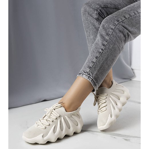 Beżowe przewiewne sneakersy Muriel 41 gemre