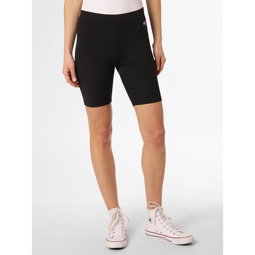 Tommy Jeans Spodenki Kobiety czarny jednolity ze sklepu vangraaf w kategorii Szorty - zdjęcie 150906384