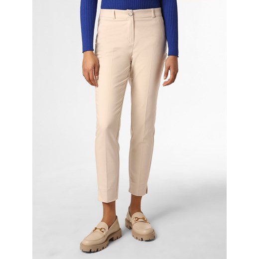 comma Spodnie Kobiety piaskowy jednolity ze sklepu vangraaf w kategorii Spodnie damskie - zdjęcie 150906471