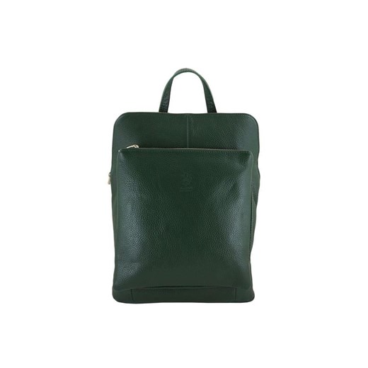 Modny plecak skórzany Barberinis - Zielony ciemny ze sklepu Barberinis w kategorii Plecaki - zdjęcie 150918460