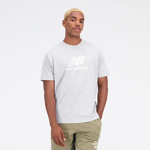 Koszulka męska New Balance MT31541AG – szara ze sklepu New Balance Poland w kategorii T-shirty męskie - zdjęcie 150925904