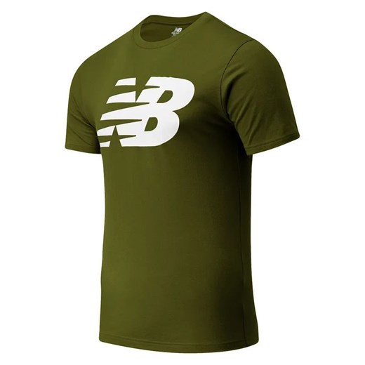 Koszulka New Balance MT03919ARG - zielona ze sklepu streetstyle24.pl w kategorii T-shirty męskie - zdjęcie 150954612