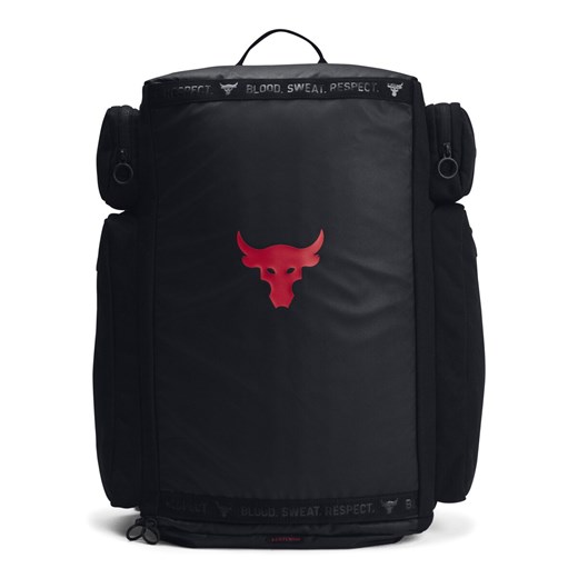 Męski plecak treningowy Under Armour Project Rock Duffle BP - czarny Under Armour One-size Sportstylestory.com