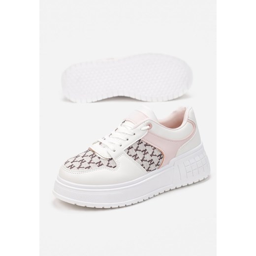 Biało-Różowe Sneakersy Theladia Renee 38 okazja renee.pl