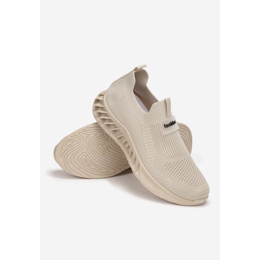 Beżowe Buty Sportowe Meneimon Renee 40 promocja renee.pl