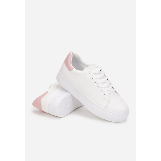 Biało-Różowe Sneakersy Thessomeda Renee 38 okazyjna cena renee.pl