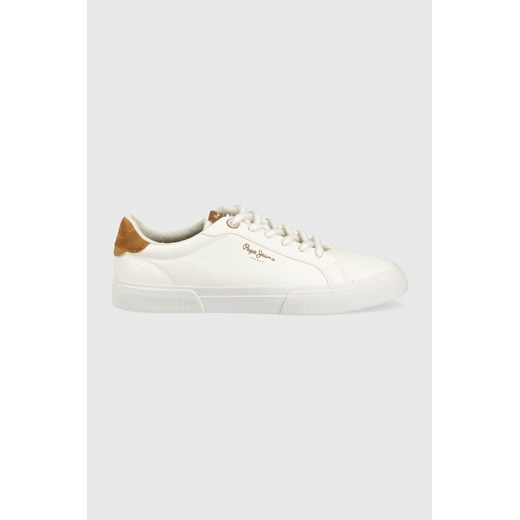 Pepe Jeans sneakersy KENTON kolor biały PLS31445 ze sklepu ANSWEAR.com w kategorii Trampki damskie - zdjęcie 151015651