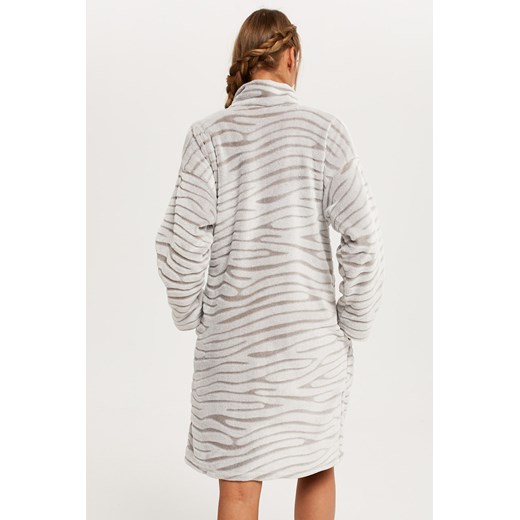 Italian Fashion Meru dł.r. Nocna szlafrok, szary Italian Fashion XL kontri.pl