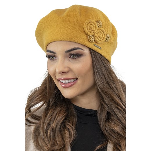 Vivisence 7037Kmpl Komplet beret+szalik, miodowy Vivisence UNI kontri.pl