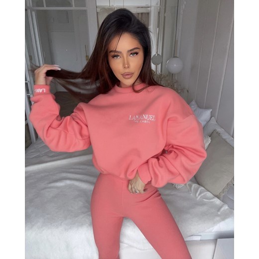 Komplet Issamatch koralowy N322 La Manuel M/38 Charlotte Fashion