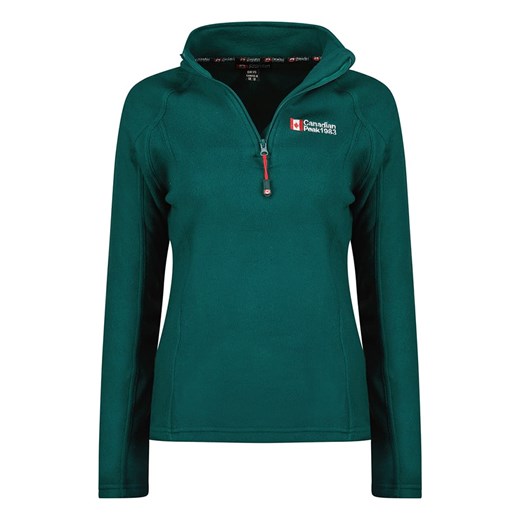 Bluza polarowa "Tugeak" w kolorze ciemnozielonym Canadian Peak L okazja Limango Polska