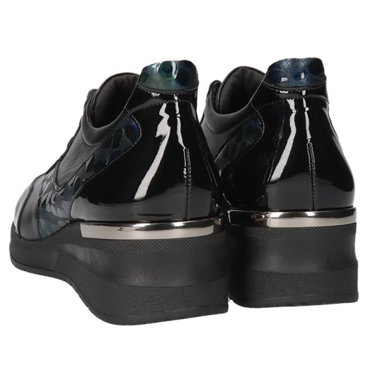 Czarne sneakersy Felipa, RE2642-01, Conhpol Relax, Konopka Shoes 36 promocyjna cena Konopka Shoes