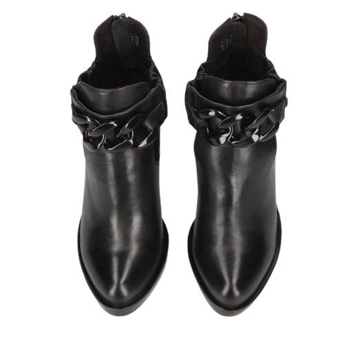 Czarne botki Bianca, Grace, GK0012-01, Konopka Shoes Grace 39 promocyjna cena Konopka Shoes