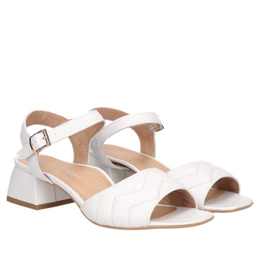 Białe sandały Claire, Conhpol Relax, RE2680-01, Konopka Shoes 39 okazyjna cena Konopka Shoes