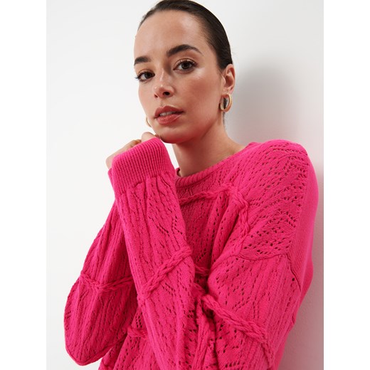 Mohito - Różowy sweter - Różowy Mohito L Mohito