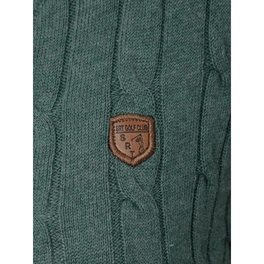 Sweter "Frenze" w kolorze zielonym Sir Raymond Tailor L wyprzedaż Limango Polska