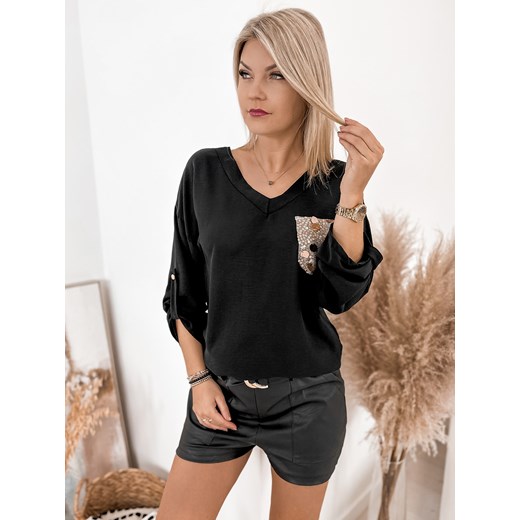 BLUZKA BABATI CZARNA UNI Ubra One size UBRA