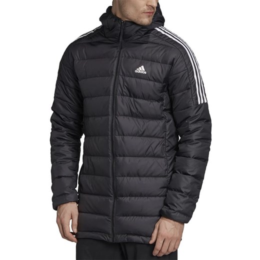 Kurtka adidas Essentials Down Parka GH4604 - czarna ze sklepu streetstyle24.pl w kategorii Kurtki męskie - zdjęcie 151111470