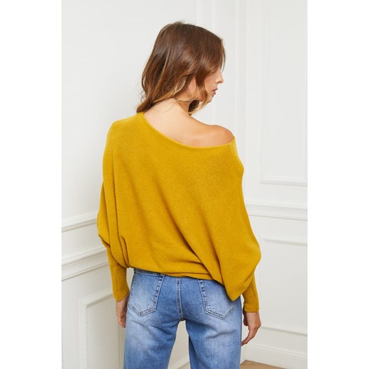 Sweter "Egale" w kolorze żółtym So Cachemire XL Limango Polska okazja