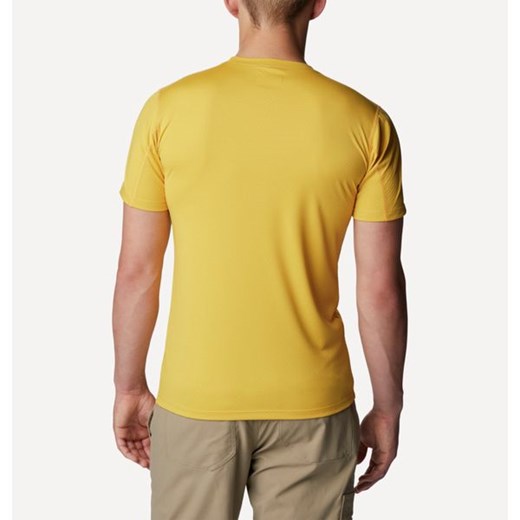 T-shirt męski Columbia sportowy żółty 