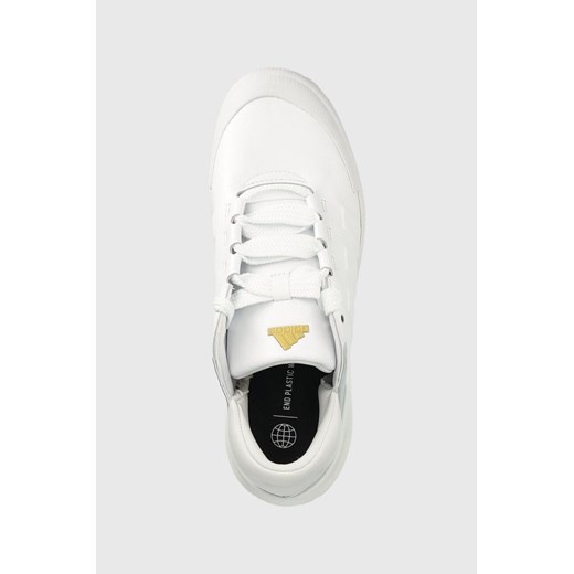 Buty sportowe damskie Adidas sneakersy białe wiązane płaskie 