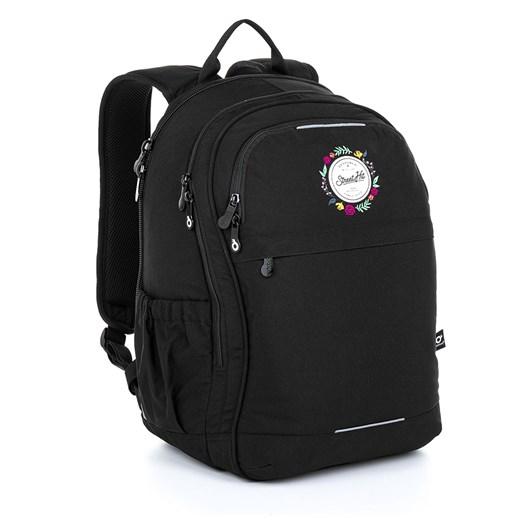 Czarny plecak młodzieżowy Topgal RONY 23026 ze sklepu Topgal w kategorii Plecaki dla dzieci - zdjęcie 151341574