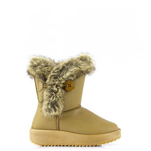 Śniegowce Camel Matt Snow Boots with Fur born2be-pl szary Eko