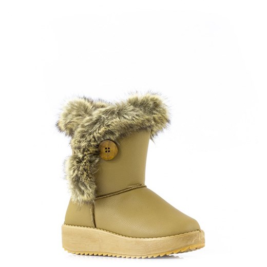 Śniegowce Camel Matt Snow Boots with Fur born2be-pl szary ekologiczne