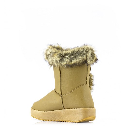 Śniegowce Camel Matt Snow Boots with Fur born2be-pl szary futra