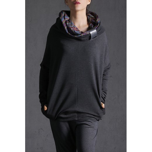 Nubee - Bluza#01 - Komin prosty showroom-pl szary 