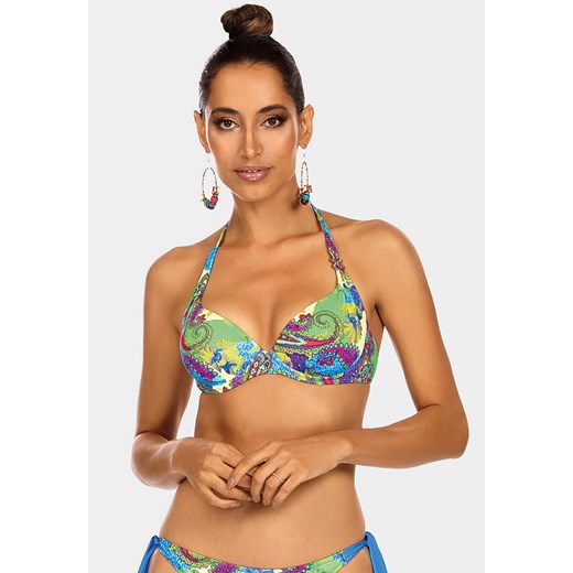 Góra od bikini wiązana na szyi boho print FG11/865 Feba 38B (75B) Feba