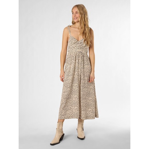 IPURI Sukienka damska Kobiety wiskoza piaskowy wzorzysty ze sklepu vangraaf w kategorii Sukienki - zdjęcie 151816403