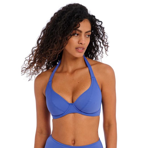 Jewel Cove biustonosz bikini Halter - lazurowy - Freya Swim 60F Janette.pl