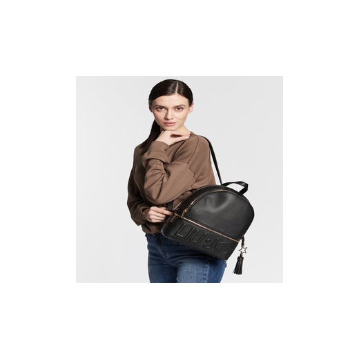 Plecak Liu Jo - M Backpack AXX025 E0086 Nero 22222 Liu Jo  eobuwie.pl