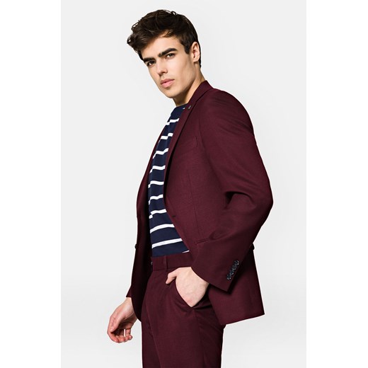 Garnitur Bordowy Hamilton ze sklepu Lancerto S.A. w kategorii Garnitury męskie - zdjęcie 152018594