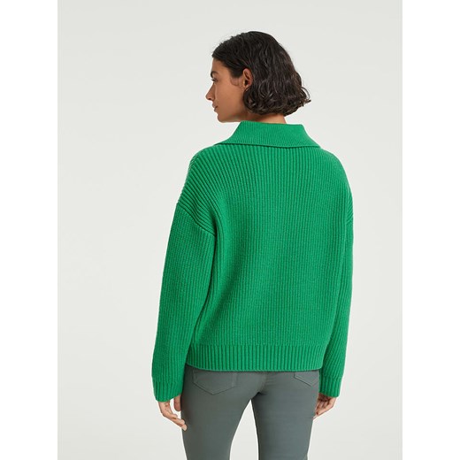 Sweter "Parette" w kolorze zielonym Opus L okazja Limango Polska