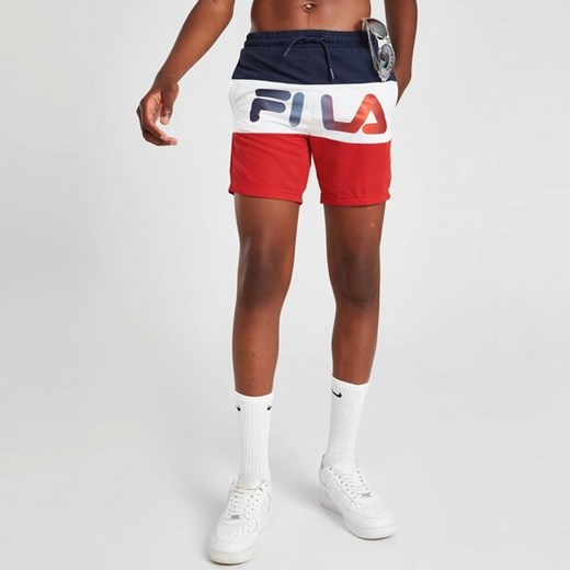 FILA SZORTY NERIN CUT AND SEW SWM NVY GRANATOWY SS22JDK008 Fila 12-13YRS promocja JD Sports