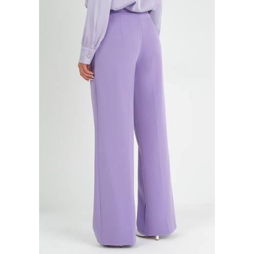 Jasnofioletowe Spodnie Szerokie High Waist Iners S Born2be Odzież promocja