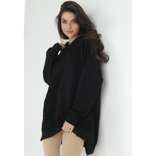 Czarna Bluza Alatha ze sklepu Born2be Odzież w kategorii Bluzy damskie - zdjęcie 152027130
