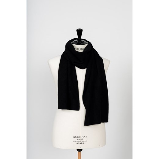 Kaszmirowy szal "Louane" w kolorze czarnym - 180 x 30 cm Perfect Cashmere onesize okazja Limango Polska