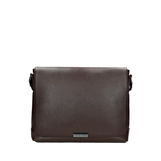 Skórzana torba w kolorze brązowym - (S)28 x (W)38 x (G)9 cm Wojas onesize okazyjna cena Limango Polska