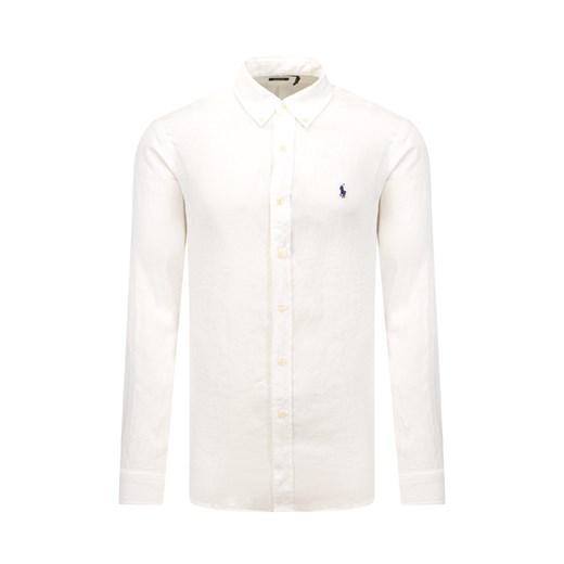 Koszula lniana Polo Ralph Lauren ze sklepu S'portofino w kategorii Koszule męskie - zdjęcie 152032893