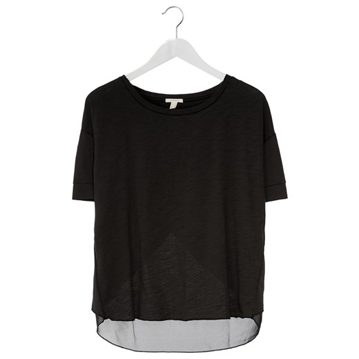 Esprit Tshirt basic czarny zalando czarny abstrakcyjne wzory