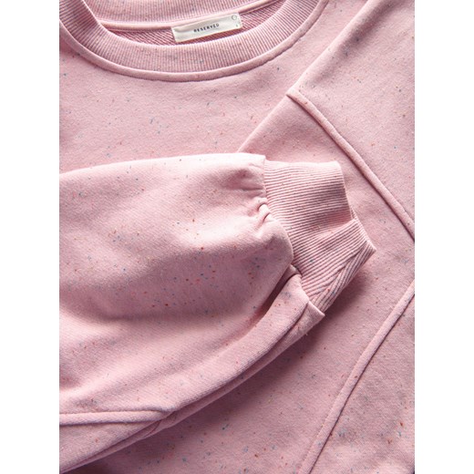Reserved - Dzianinowa bluza oversize - Różowy Reserved M Reserved