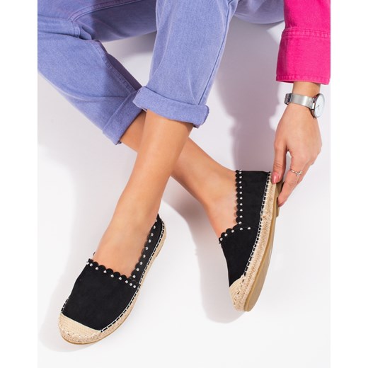 Espadryle damskie Vinceza czarne Vinceza 38 ButyModne.pl