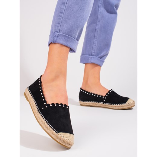 Espadryle damskie Vinceza czarne Vinceza 41 ButyModne.pl