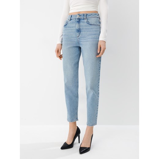 Mohito - Jeansy mom slim - Niebieski Mohito 42 Mohito