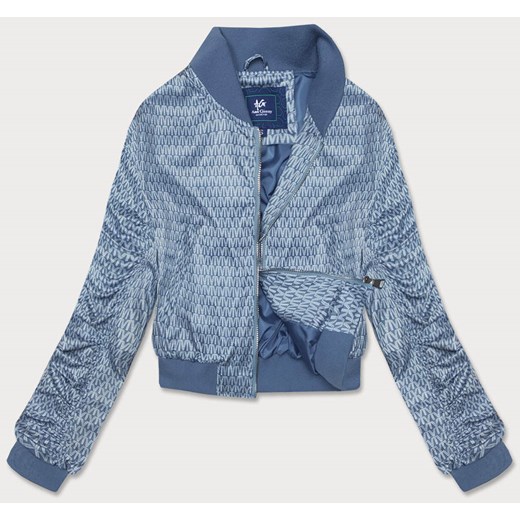 KRÓTKA BOMBERKA DAMSKA NIEBIESKA (AG3-2206) Goodlookin.pl XL (42) okazja goodlookin.pl
